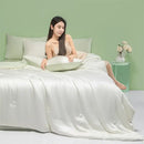 DecorBites™ Cool Feel Summer Quilt: Grade A Ice, Extra Soft, Quick Drying Quilted Blanket