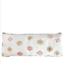 White Lumbar Pillow | Vintage Cushions for Modern Decor