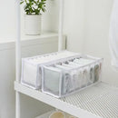 White mesh underwear organizer box set bedroom wardrobe storage