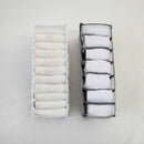 White mesh underwear organizer box set bedroom wardrobe storage