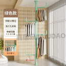 White multi tiered ladder clothing storage hanging rail bedroom