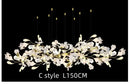 White orchid decorbites ginkgo chandelier living room pendant light