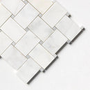 Satin Perla Multi Finish Pinwheel Marble Mosaics 10 5/8x10 5/8