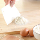 White plastic dough cream cake cutter spatula – kitchen baking tool