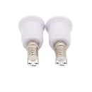 White plastic e14 to e26 e27 adapter converter 4pcs kitchen light