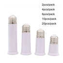 White plastic e27 socket extender lamp adapter kitchen light fitting