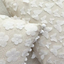 White plum blossom butterfly cushion cover living room tasseled pillow