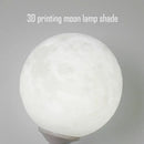White polar bear night light moon lamp for kids bedroom