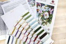 White roses B2400L Counted Cross-Stitch Kit