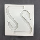 White silicone 3d wings cake mold kitchen swan neck decoration