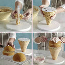 White silicone ice cream layer cake frame kit kitchen baking tool