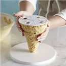 White silicone ice cream layer cake frame kit kitchen baking tool