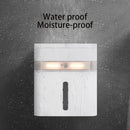 White smart sensor toilet paper holder with induction light bathroom
