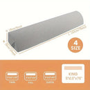 White textured headboard pillow wedge bedroom mattress gap filler