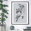 White Tiger 1438 Counted Cross Stitch Kit