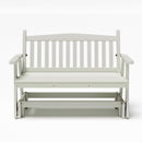 SimplyPoly Amish Made Mission Recycled Plastic Porch Glider