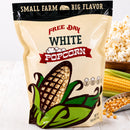 White Butterfly Un-Popped Popcorn | Pack of 2 | 3 lb | Non-GMO | Free Day Popcorn