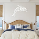 Dolphin Metal Wall Art – Ocean Wildlife Coastal Marine Home Decor