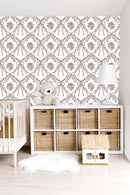 Lysa Wallpaper by Painted Hawk Design