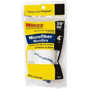 Whizz 70011 4" Xtrasorb Microfiber Blue Stripe 3/8" Nap Jumbo Mini Roller