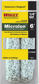 Whizz 78016 6" Microlon 3/8" Nap Mini Roller 2Pk