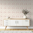 Line Art Western Cowboy Wallpaper - Desert Icons