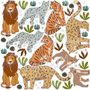 African Animals - Fabric Nursery Wall Art Decals