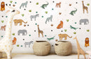 Safari Animals - Fabric Nursery Wall Art Decals