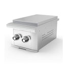 Wildfire Outdoor Living Ranch Pro 14-Inch Stainless Steel Double Side Burner [WFDBLSBRN-BSS/SS] (SAK64352)