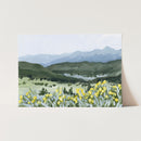 "Wildflower Hike" Art Print