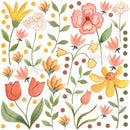 Wild Flowers & Leaves - Fabric Nursery Wall Art Decals