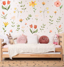 Bunny & Sheep - Fabric Nursery Wall Art Decals