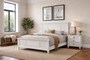Winchester Shutter Panel Bed, White