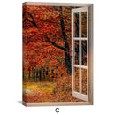 Window to Autumn Canvas