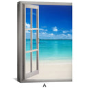 Window to the Beach Canvas
