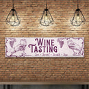 Wine Tasting Bar Metal Sign