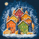 Winter Houses Cs2719 15.75x15.75 inches Crafting Spark Diamond Painting Kit