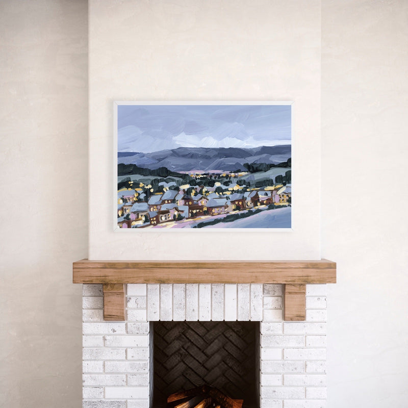 "Winter Village" Art Print