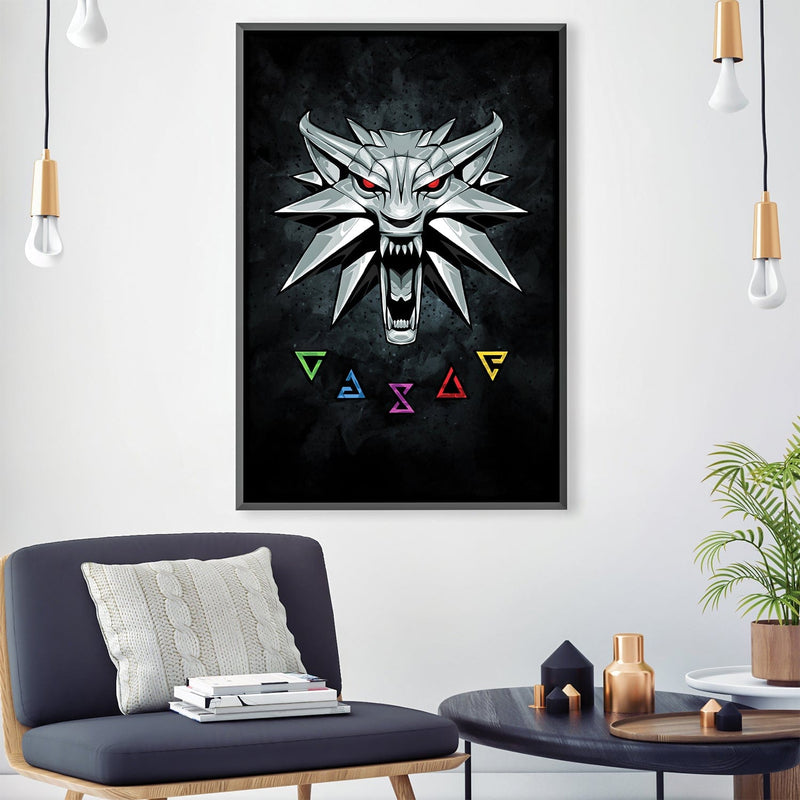 Witcher Sigil Canvas