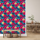 Modish Brightly Pink Peonies Wallpaper