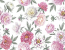 Contemporary Peonies Wallpaper
