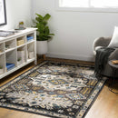 Cabacungan Black & Blue Washable Rug - Clearance