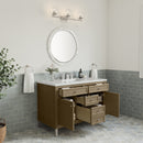 James Martin Chicago 48" Single Bathroom Vanity, Walnut Whisper
