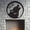 Wolf Name Sign