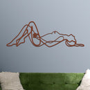 Woman Lying Down Sign