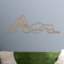 Woman Lying Down Sign