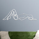 Woman Lying Down Sign