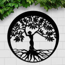 Woman Tree Sign