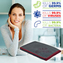 Queenwipes™ Copper-Infused Antibacterial Microfiber Cloth - Kills 99.9% Germs & Viruses (Water Only Cleaning)