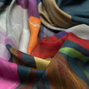 Catrina - Modal Cashmere Scarf Shawl - Petrol Blue